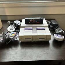 Paquete de consola SNES con controladores y cable de alimentación y juego - ¡PROBADO Y FUNCIONANDO! segunda mano  Embacar hacia Mexico