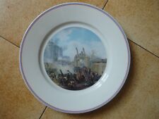 Assiette porcelaine  n°1 Reproduction tableau  " Révolution 1789 " d'occasion  Olargues
