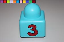 Lego Duplo-Primo-Stone-Pale - Blue-Number 3/3 Floral Block Print stone, occasion d'occasion  Expédié en Belgium