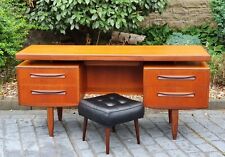 G Plan Fresco Mid Century Modern, 5 Drawers Desk, Dressing Table with Stool for sale  LIVERSEDGE