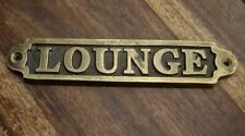 Vintage brass lounge for sale  Shipping to Ireland