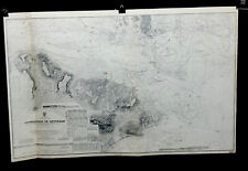 Vintage admiralty chart. for sale  GULLANE