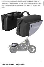 Kemimoto motorcycle saddlebags for sale  Gardena