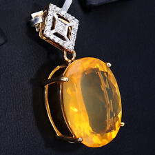 Feueropal diamant goldanhänge gebraucht kaufen  Berlin