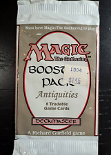 MtG Magic Vintage Antiguidades da Velha Escola 1x Pacote de Reforço Vazio com etiqueta de preço comprar usado  Enviando para Brazil