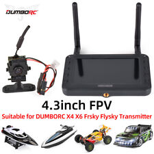 Receptor transmissor de imagem DUMBORC 4.3" FPV 5.8G câmera HD FPV para drone de carro de controle remoto comprar usado  Enviando para Brazil