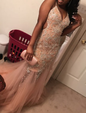 Pink rhinestone prom for sale  Towson