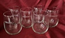 Set stemless wine for sale  Broadview Heights