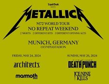 Metallica m72 tour gebraucht kaufen  Hamm