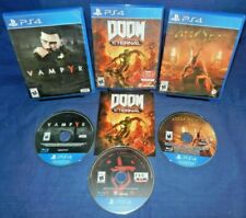 Käytetty, PlayStation 4: Agony, Doom Eternal, Vampyr, Discs LN, Rated M, Free Shipping myynnissä  Leverans till Finland