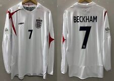 Camiseta Inglaterra Rеtro 2006 #7 BECKHAM Copa do Mundo comprar usado  Enviando para Brazil