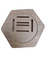 Wooden hexagon medal for sale  MANCHESTER