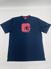And1 Koszykówka T-shirt Rozmiar Large Męski Niebieski Czerwony Sportowy Krótki rękaw lata 90. Y2K na sprzedaż  Wysyłka do Poland