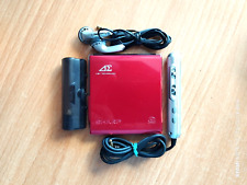 Sharp Walkman Portátil Mini Disco Reproductor MD DS 70 Rojo Funcionando Video Prueba segunda mano  Embacar hacia Argentina