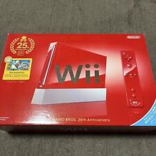 Nintendo Wii Super Mario Bros. Paquete de consola de juegos roja 25 aniversario productos raros, usado segunda mano  Embacar hacia Argentina