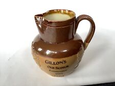 Gillons Old Scotch doulton stoneware advertising whisky jug pitcher for sale  Shipping to South Africa