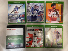 Xbox One Game SPORTS Bundle Lot of 6:   Madden 16, 17, 20 FIFA 15, NBA 2K16 2K18 for sale  Shipping to South Africa