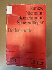 Bodenkunde kuntze roeschmann gebraucht kaufen  Dortmund