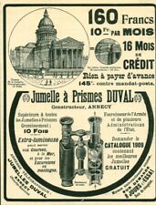 Publicité ancienne jumelle d'occasion  France