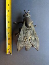 Mesa de metal bronze arte mosca insetos cinzeiro retrô autêntico vintage  comprar usado  Enviando para Brazil
