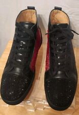 Christian Louboutin Louis  High Top Sneakers Blk and red Men US 11/EU 46, used for sale  Shipping to South Africa