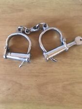 Cast iron handcuffs for sale  MARKET RASEN