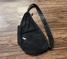 Used, AmeriBag Healthy Back Bag Black Nylon Sling Backpack Outdoors for sale  Shipping to South Africa