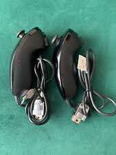 Controle Nunchuck PRETO Nintendo Wii/U OEM Original Oficial RVL-004 lote 2 comprar usado  Enviando para Brazil