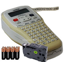 Máquina de impressão de etiquetas portátil Brother + fita + baterias H101C comprar usado  Enviando para Brazil