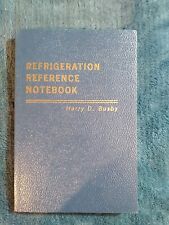 Caderno de referência de refrigeração por Harry D.Busby 1968 Nickerson & Collins Co. comprar usado  Enviando para Brazil