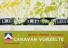 Gebraucht, Güsto Prospekt mit Preisliste 2011 Caravan Vorzelte Katalog Wohnwagen Zubehör  gebraucht kaufen  Gladbeck