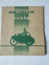 Watsonian sidecars brochure for sale  BADMINTON