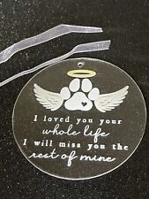 Pet memorial clear for sale  Shipping to Ireland