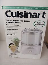 Used, Cuisinart Ice Cream Maker, Ice Cream and Frozen Yogurt Machine, Silver, ICE-20 for sale  Shipping to South Africa
