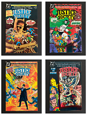 America vs The Justice Society #1-#4 Lote Completo de Minissérie (DC, 1985, MUITO BOM ESTADO/QUASE PERFEITO), usado comprar usado  Enviando para Brazil
