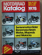 Motorrad katalog 1978 gebraucht kaufen  Renchen