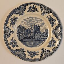 RARE Johnson Bros Stoke-on-Trent Blue Old Britain Castles Blarney 10" Plate EUC for sale  Shipping to South Africa