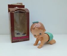 Vintage 1977 Tomy Wind-Up Waddling Baby Toy Kid-A-Longs Crawling W/Box  for sale  Shipping to South Africa