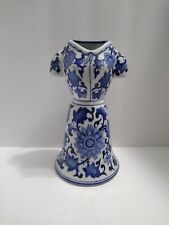 Vestido vaso Seymour Mann azul branco floral porcelana forma vaso LEIA comprar usado  Enviando para Brazil