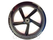 200mm ADULT SCOOTER WHEEL 30mm WIDE in BLACK PRE-FITTED WITH ABEC-9 BEARINGS for sale  Shipping to South Africa