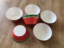 Watermelon plastic bowls for sale  BARNSLEY