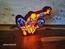 Spiderman logo lightbox usato  Mola Di Bari