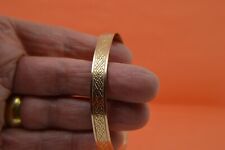 Usado, Brazalete de esclavo alemán chapado en oro para damas Kollmar y Jourdan Pforzheim segunda mano  Embacar hacia Argentina