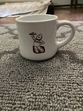 Used, Vintage Dunkin Donuts Heavy Diner Style Coffee Mug Dunkie Man Written Logo for sale  Shipping to United Kingdom