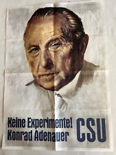 Wahlplakat konrad adenauer gebraucht kaufen  Hann. Münden