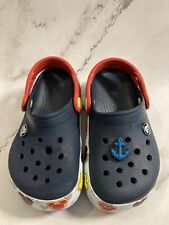 Zuecos Crocs para niños Disney Mickey Minnie Mouse correa sin cordones para el tobillo talla 11 segunda mano  Embacar hacia Argentina