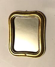 Real Antique Syroco Style Mirror - Gold Finish Baroque - Easy Rectangle Design segunda mano  Embacar hacia Argentina