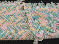 Handmade crochet chevron for sale  Oxford