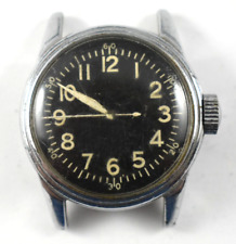 Lote de relógio de pulso vintage Elgin tipo A-11 EUA militar hack set mecânico 16J 539 comprar usado  Enviando para Brazil