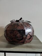 Metal pumpkin candle for sale  Youngstown